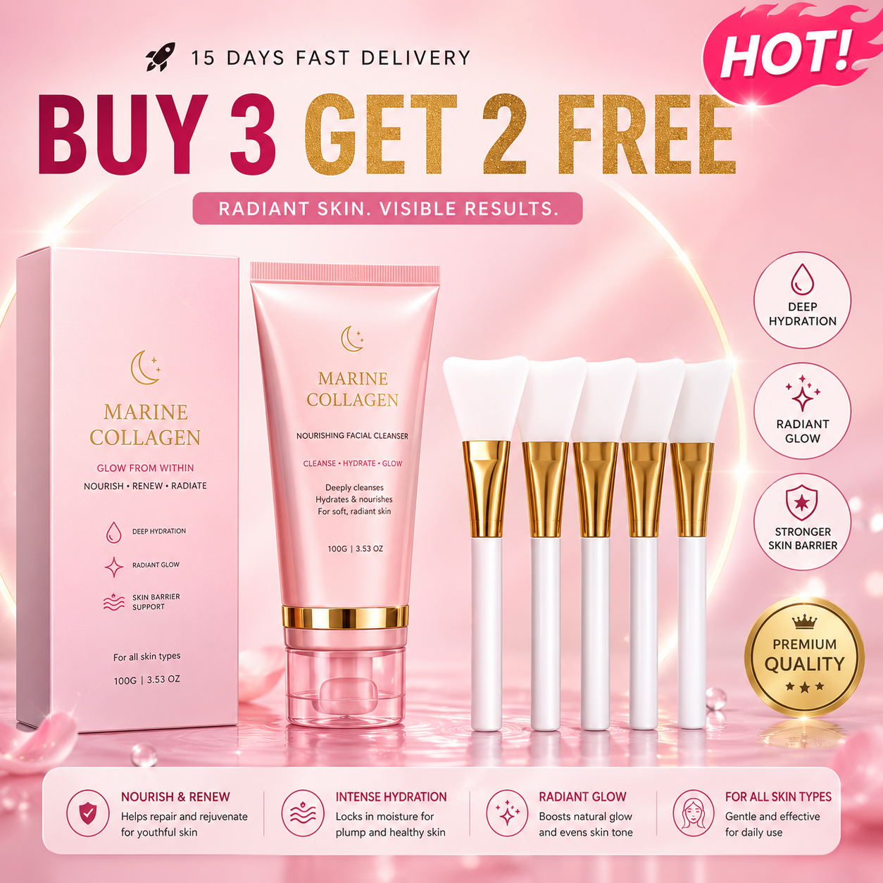Korean Night Collagen Sleep Mask